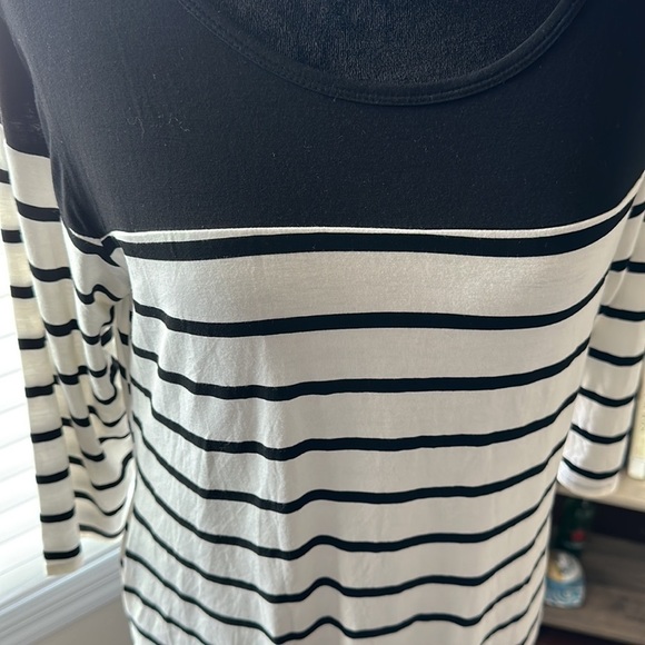 𝅺YELETE Miele Stripe Dress with pockets size L - Picture 4 of 8